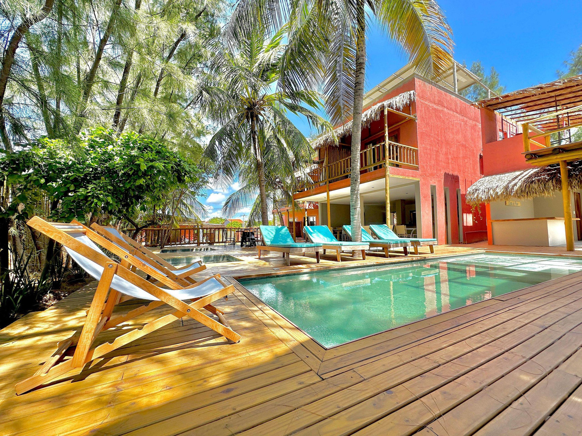 Vista Piscina Casa Completa do Pier em Fortim