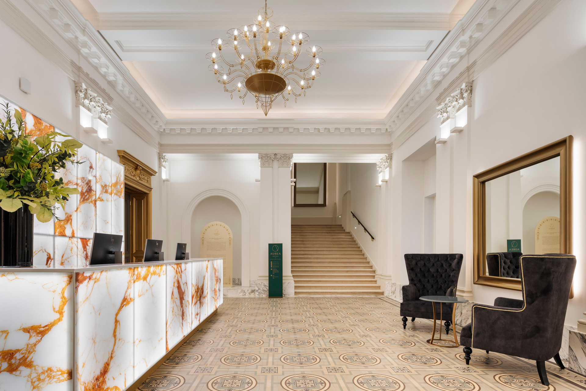 Vista Lobby Aurea Ana Palace by Eurostars Hotel Company