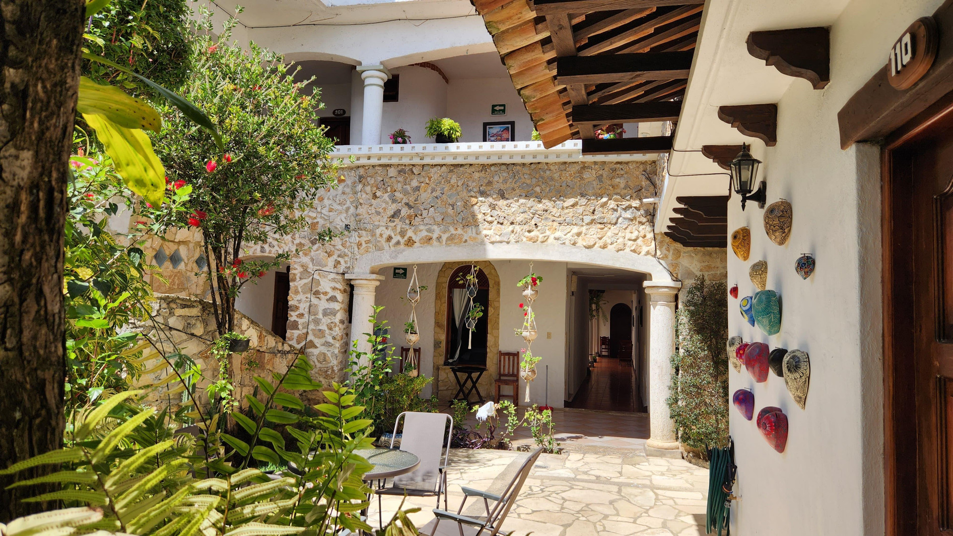 Vista Lobby Arte Sano Hotel San Cristobal