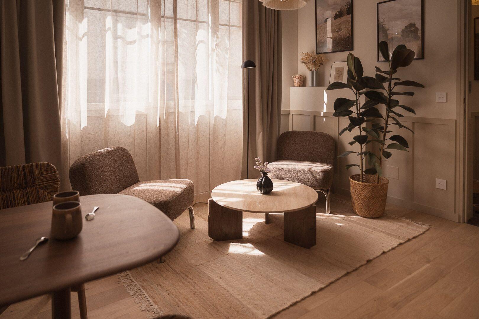 Bar/Salón Apparts RennesBnB Duhamel