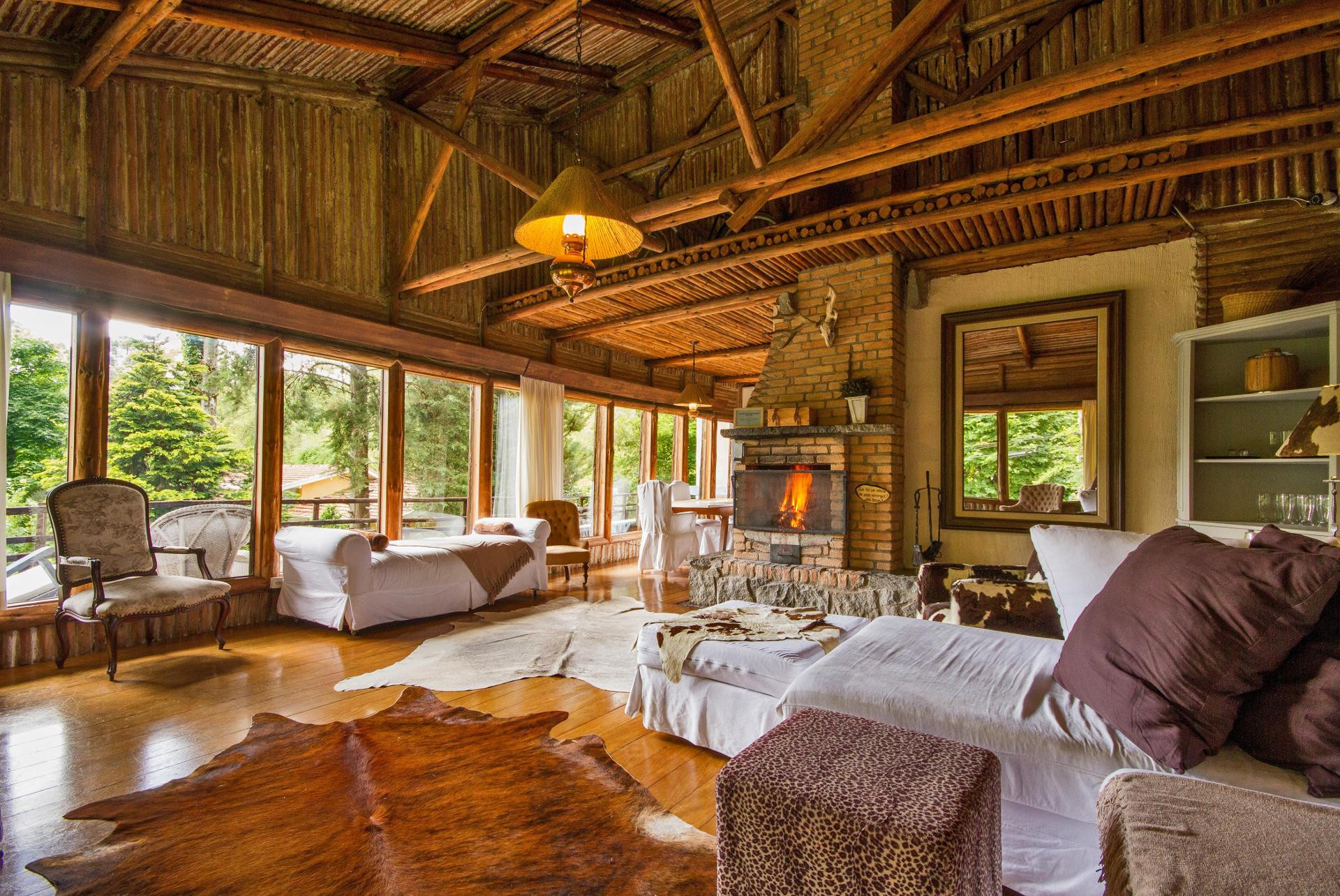 Vista Lobby Pousada Casa Mantiqueira
