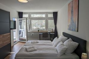 Alquiler Vacacional - 100 m zum Ulmer Münster: 57m² Wohnung an der Blau - Hochwertige Ferienwohnung