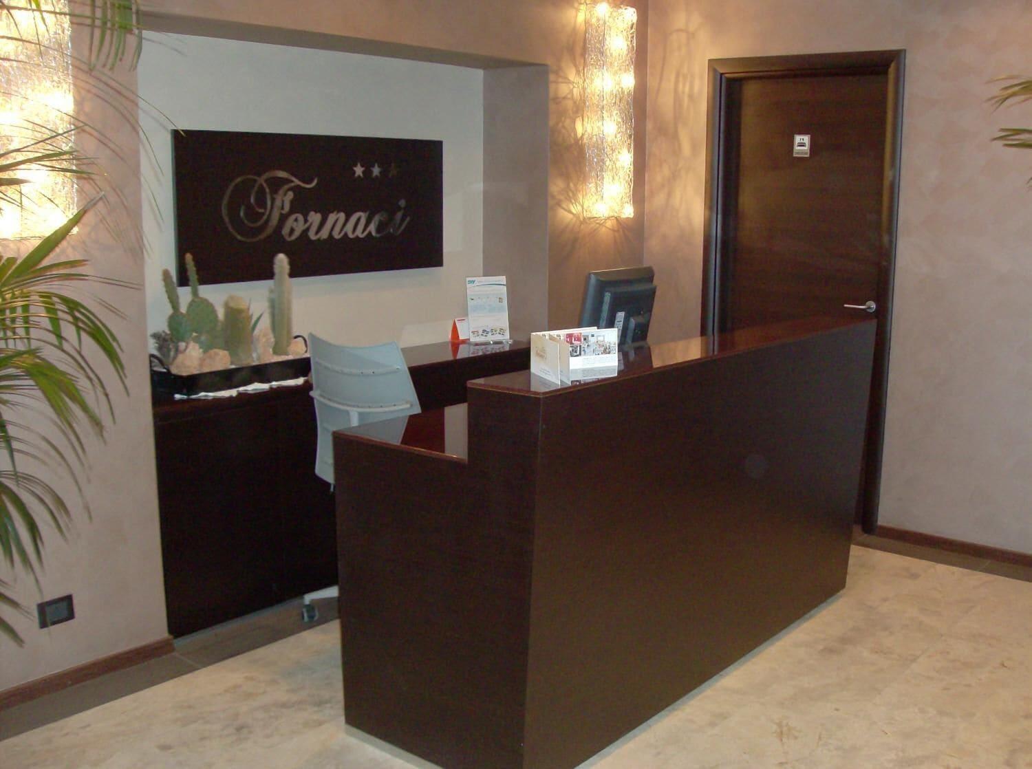 Vista Lobby Albergo Fornaci