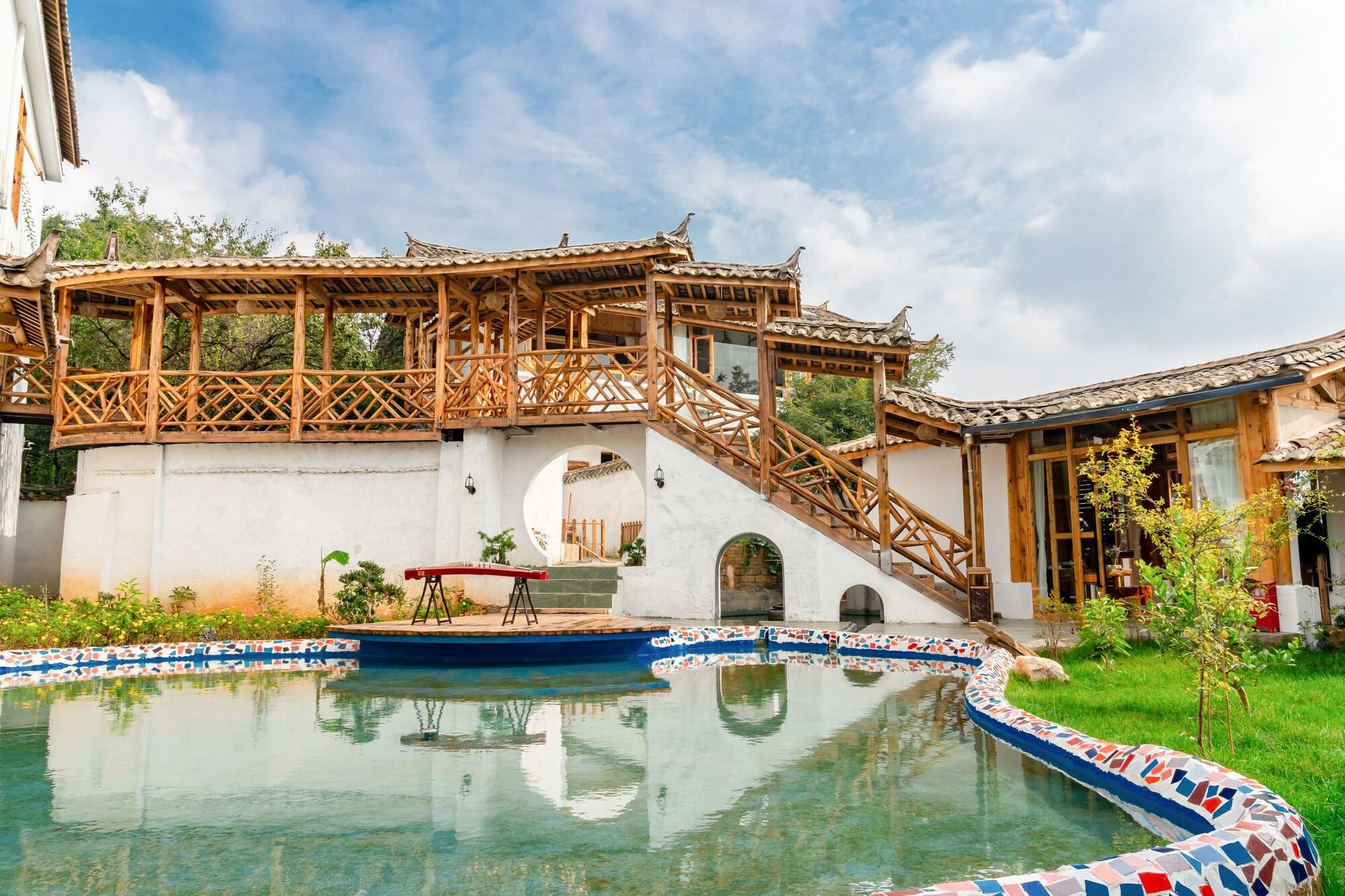 Vista Exterior Kunming Airport Chun Zhuang Homestay
