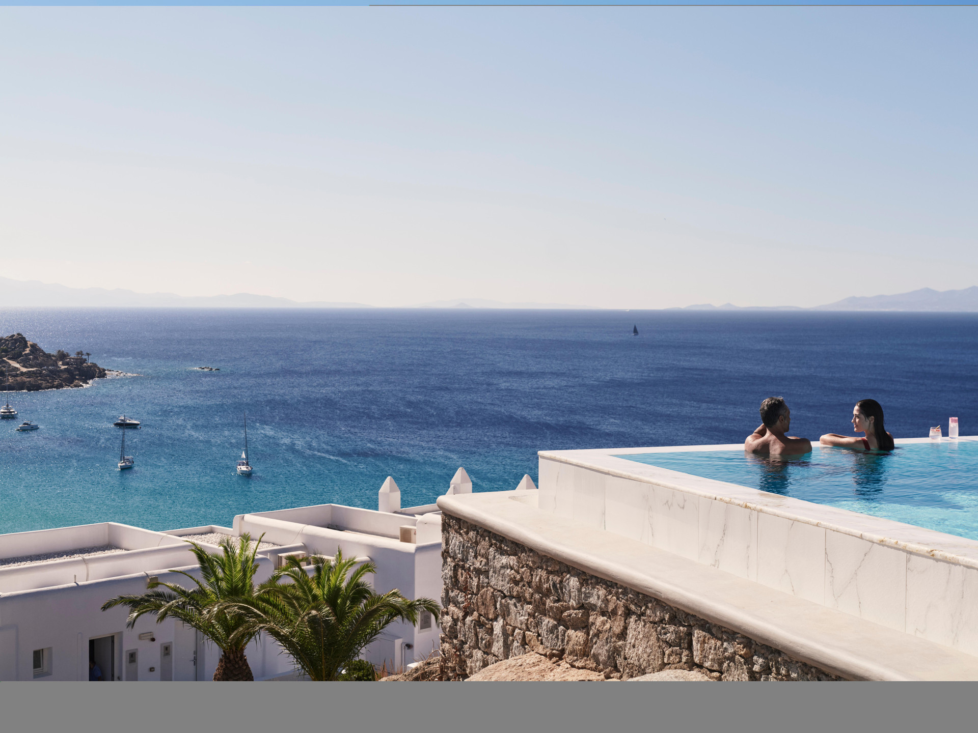 Vista Exterior Myconian Ambassador Hotel Relais & Chateaux