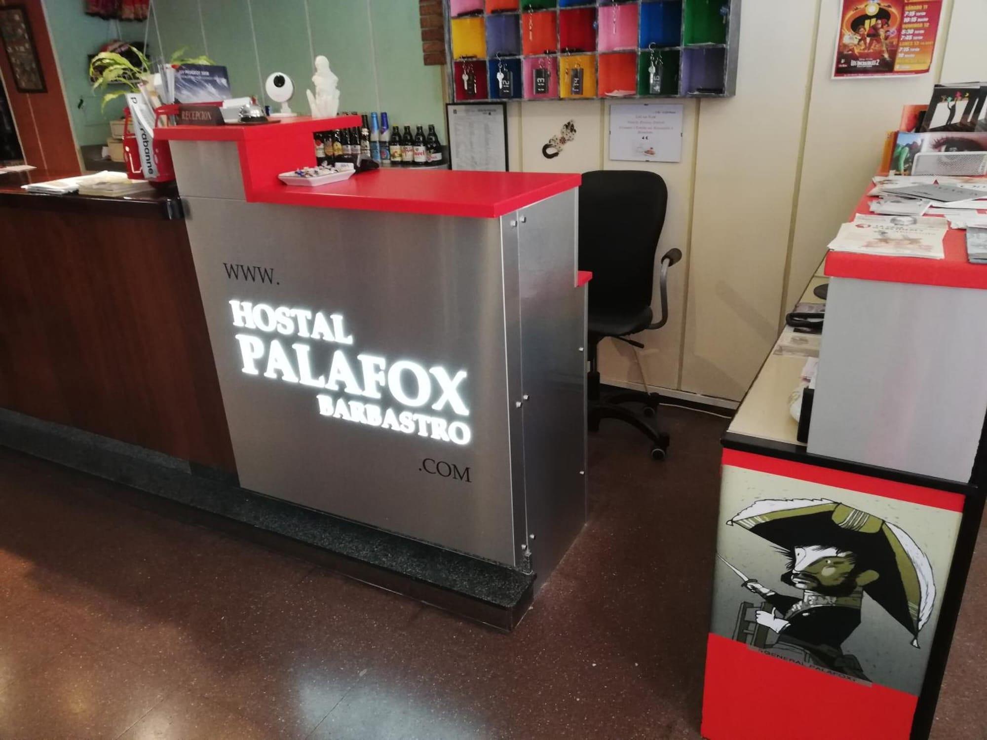 Vista Lobby Hostal Palafox