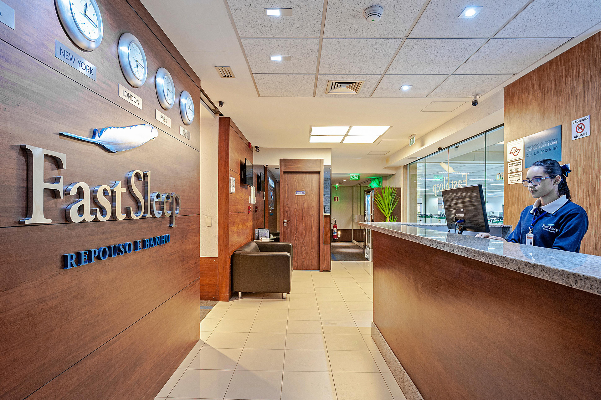 Vista Lobby Fast Sleep Guarulhos by Slaviero Hotéis