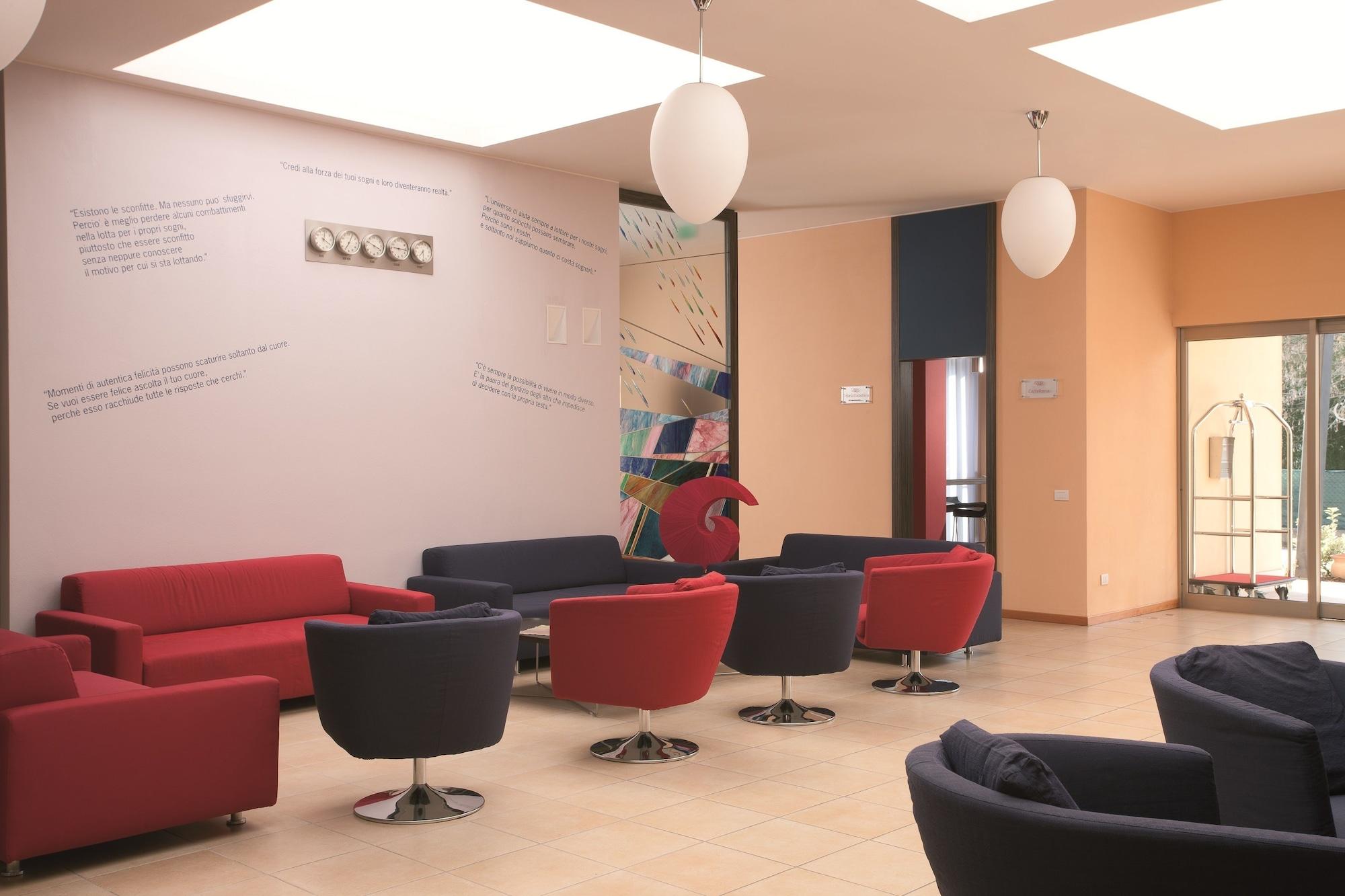 Vista Lobby Hotel Rosso Frizzante