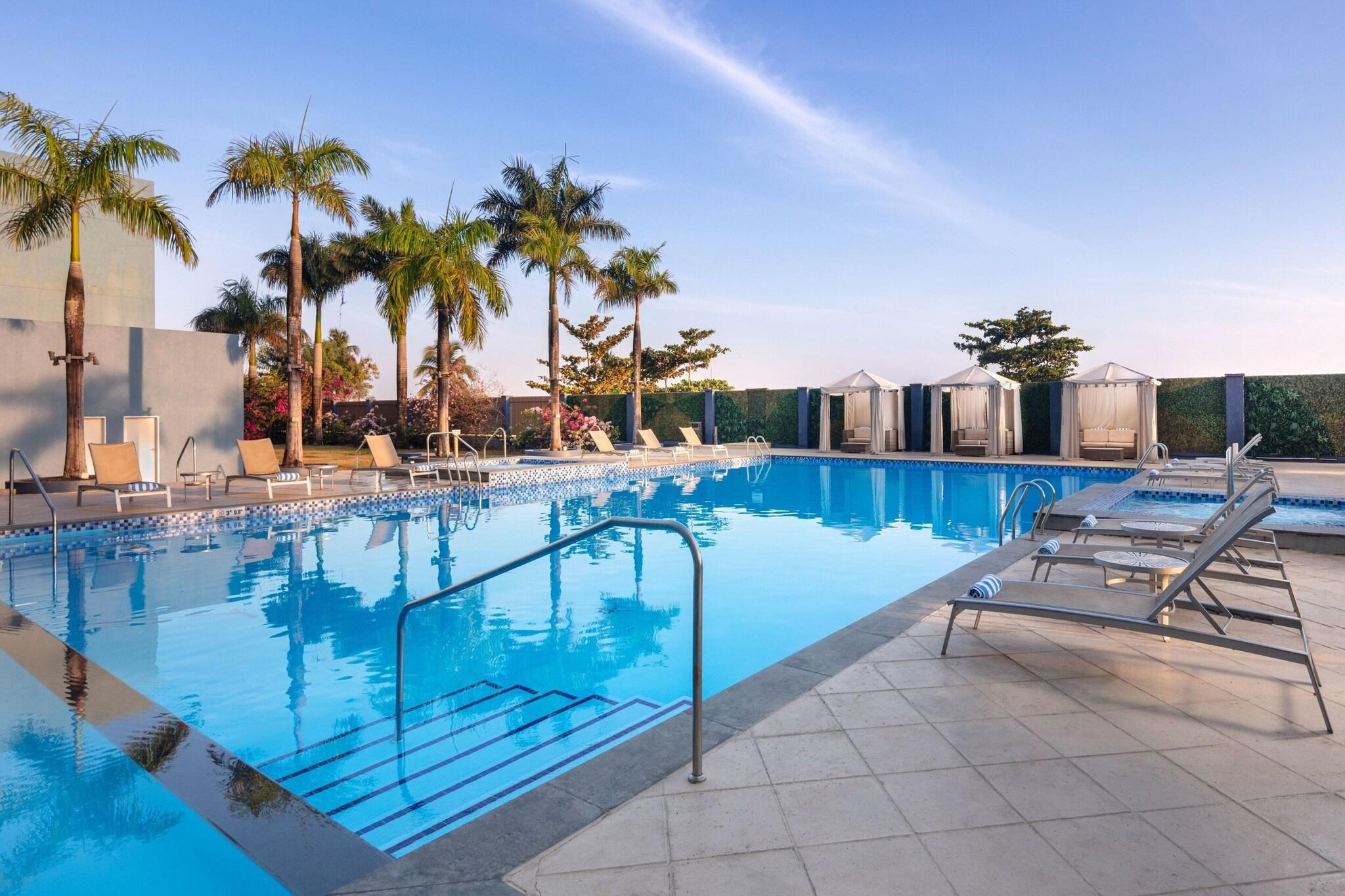 Vista da piscina Guyana Marriott Hotel Georgetown