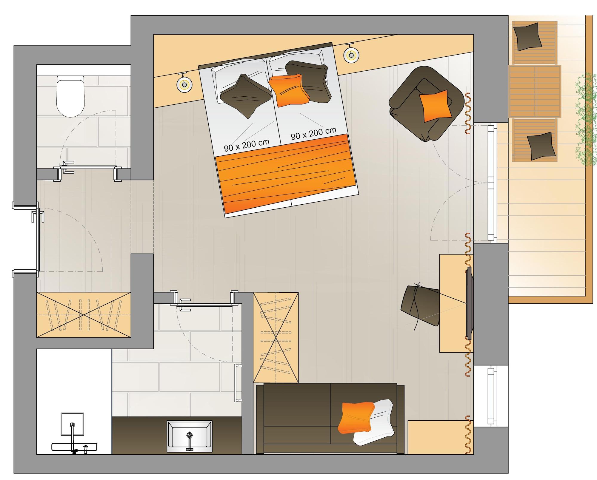 Habitación Hotel Bergblick