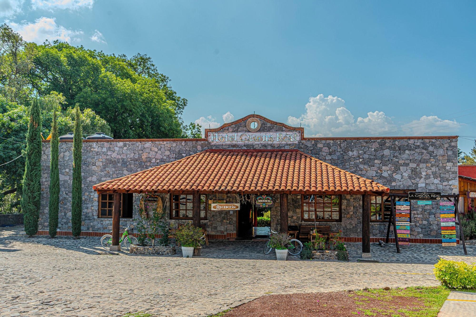 Vista Exterior Hotel la Casona Real Huasca