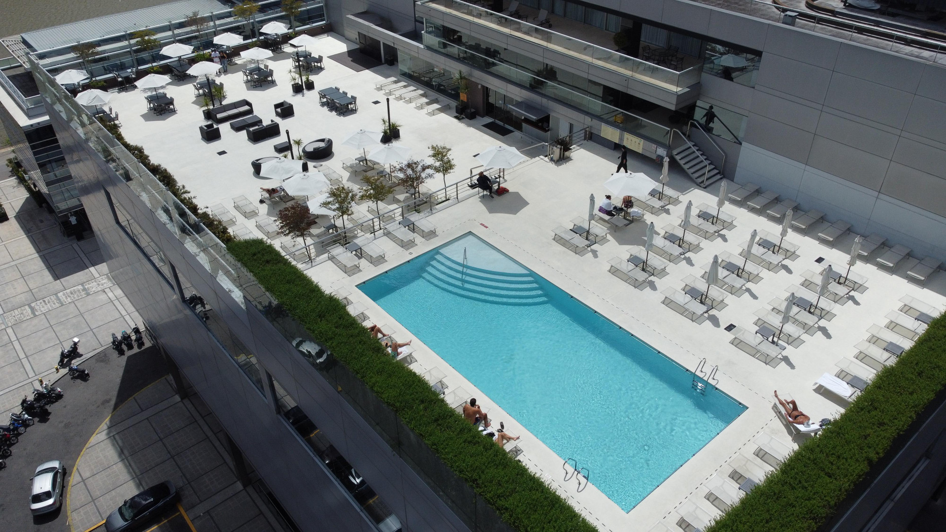 Vista Piscina Hilton Buenos Aires