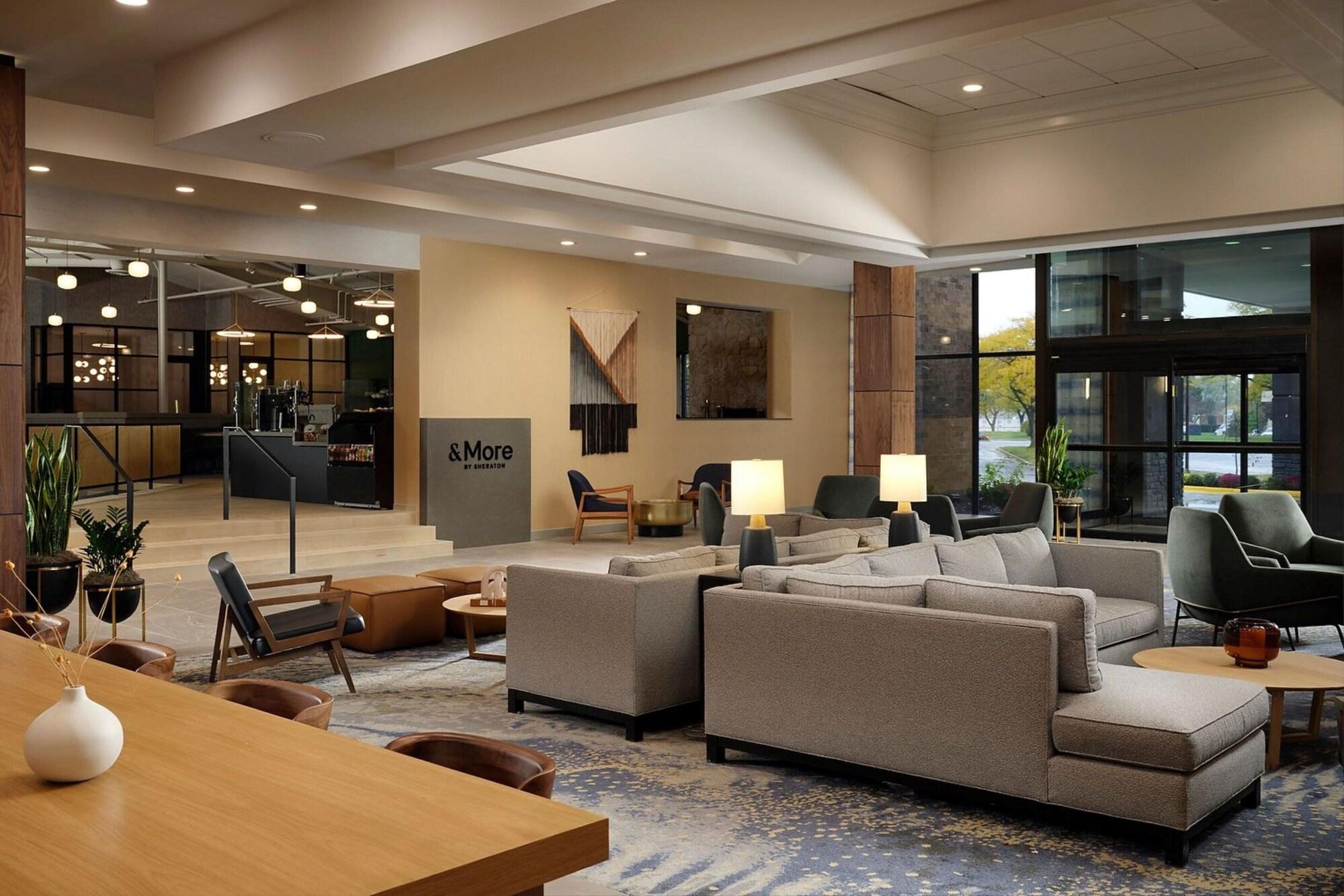 Vista Lobby Sheraton Grand Rapids Airport Hotel