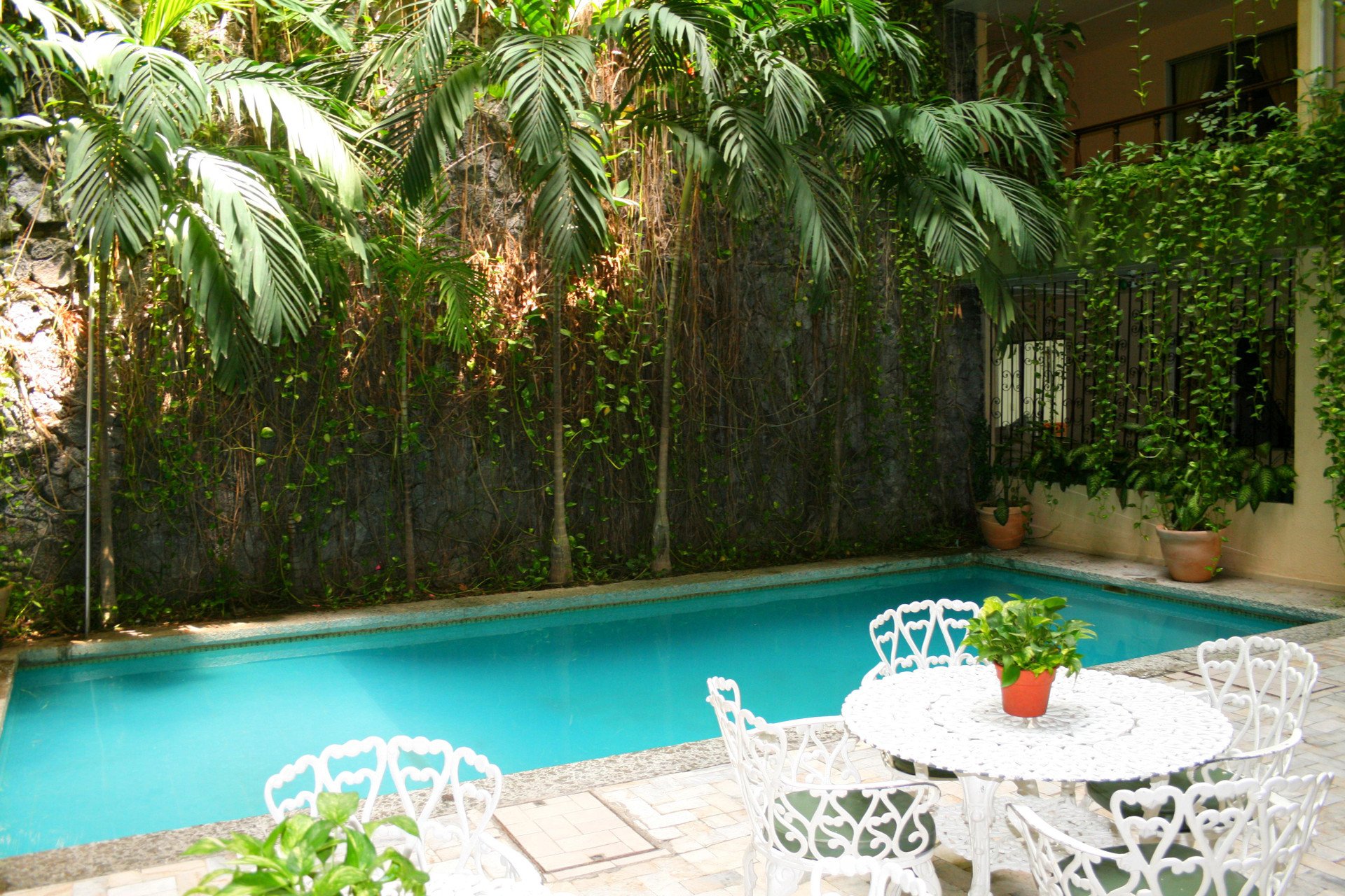 Vista Piscina Hotel Kyrios
