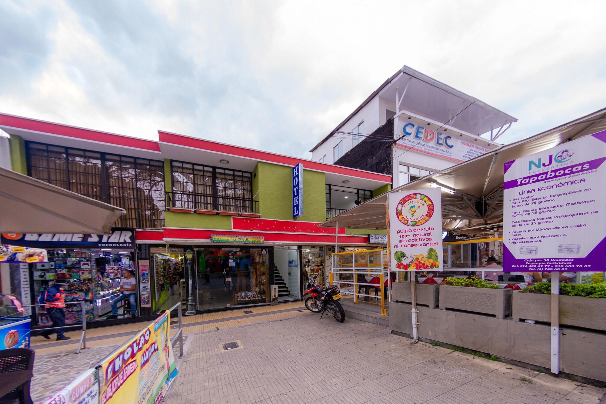 Vista Exterior Hotel Plaza Sucre Armenia