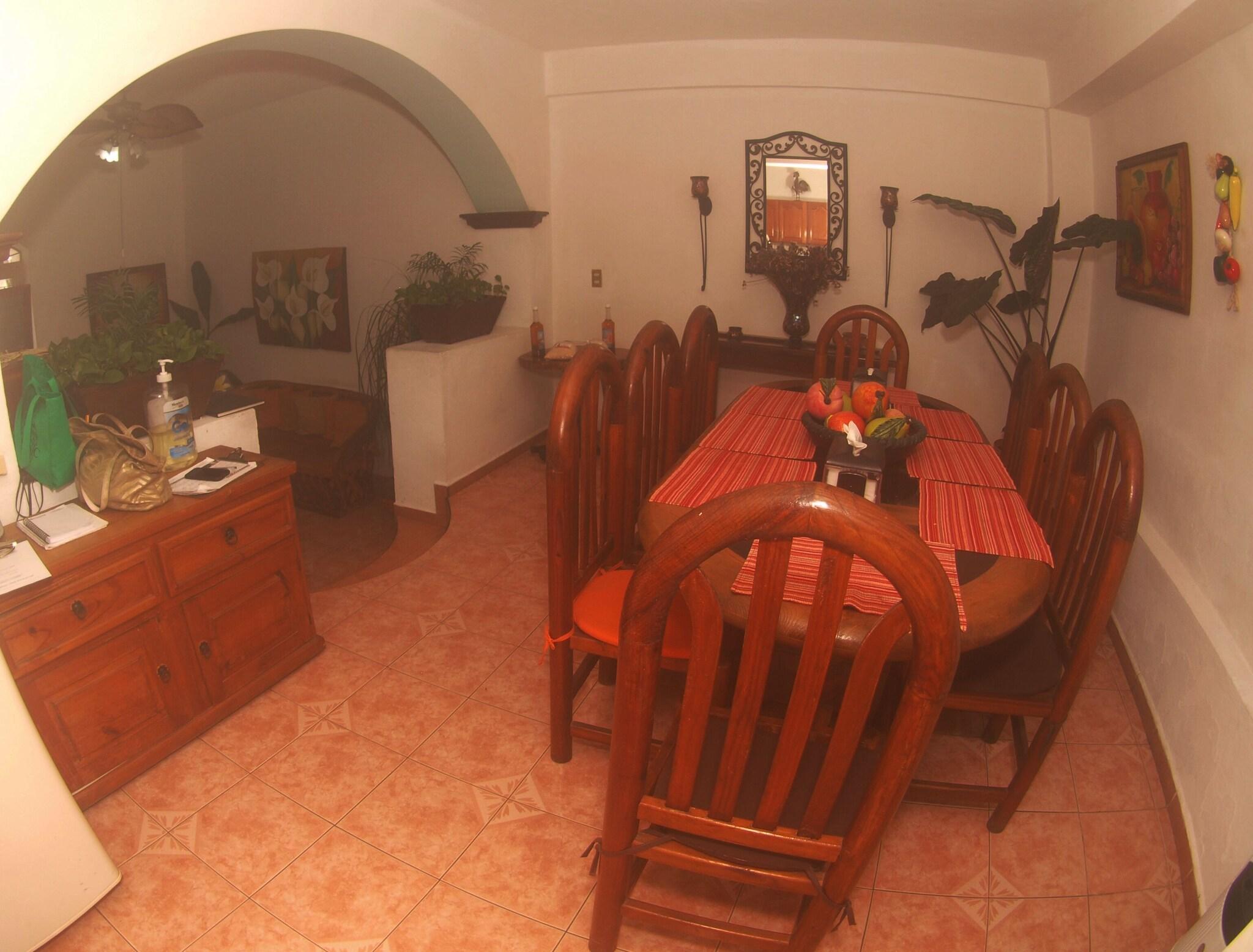 Vista Lobby Hostal Casa Blanca
