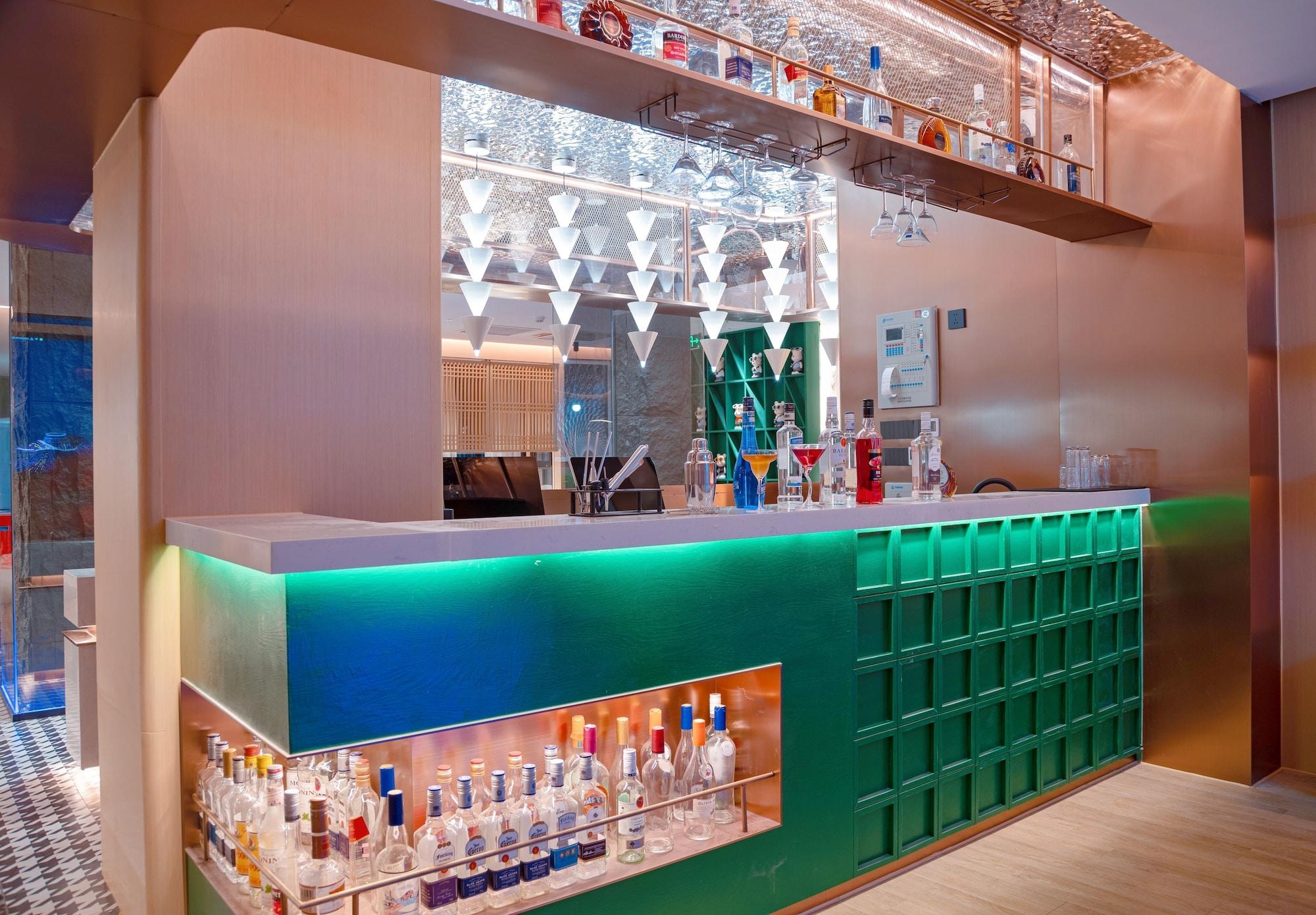 Bar/Salón Kainuo Garden Aesthetic Design Hotel - Guangzhou Yuexiu Beijing Road, International Clothing City Trade Centre Store