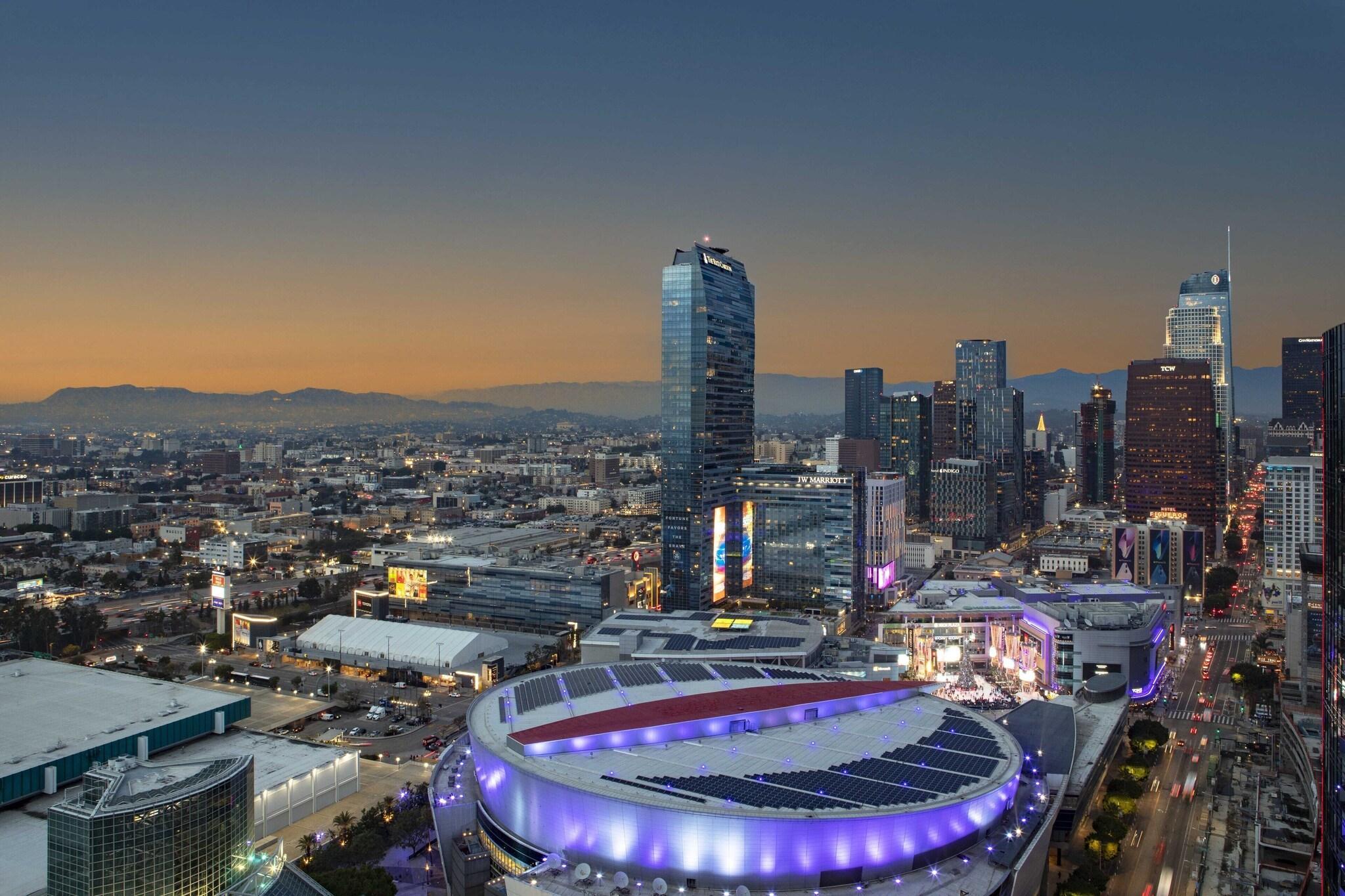 Vista Exterior Moxy Downtown Los Angeles