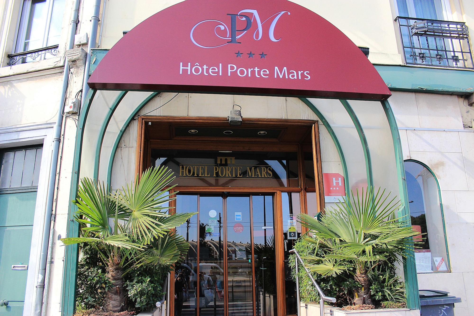 Vista Exterior Hôtel Porte Mars Reims Gare Centre
