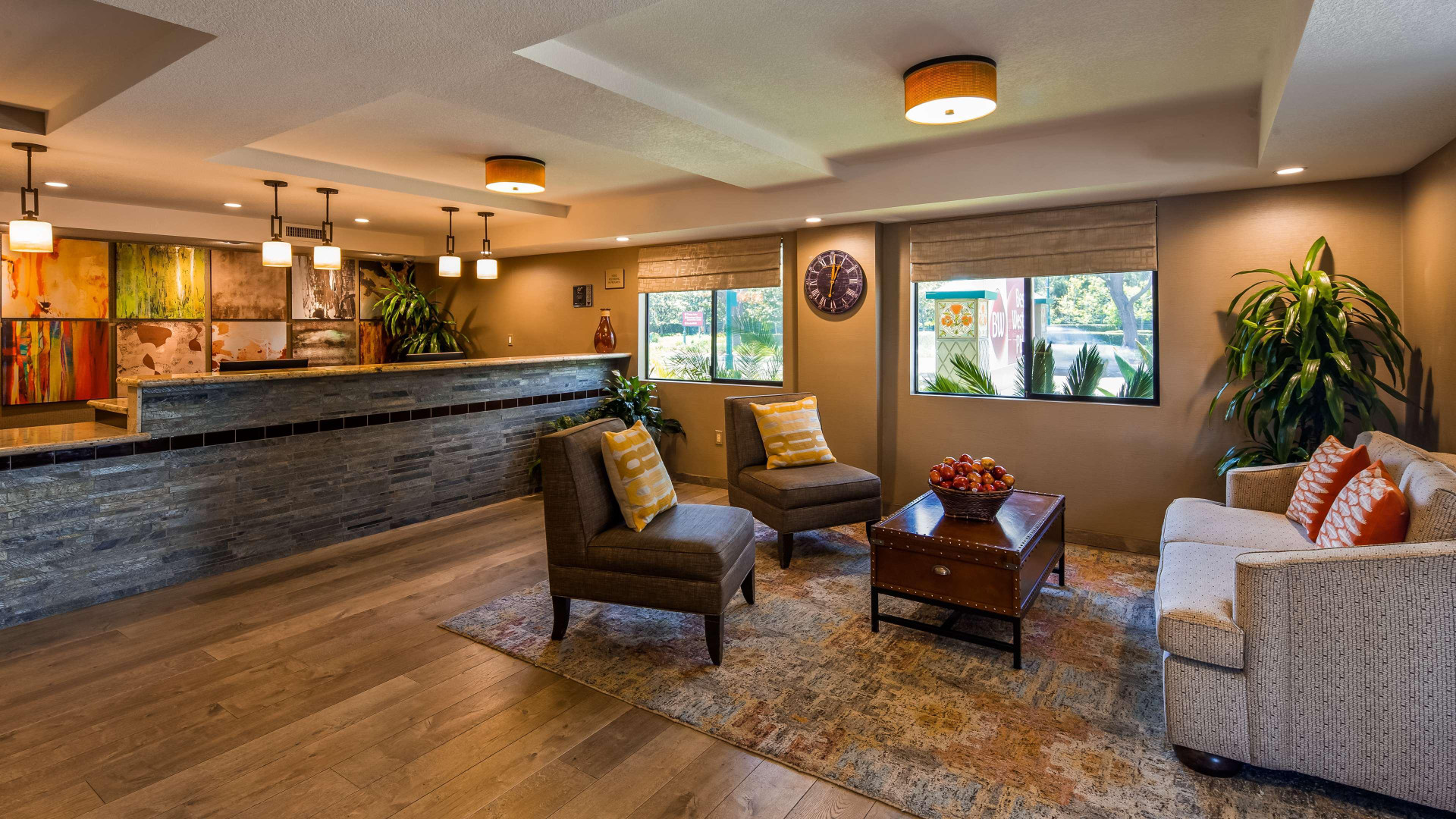 Vista Lobby Best Western Plus Anaheim Inn