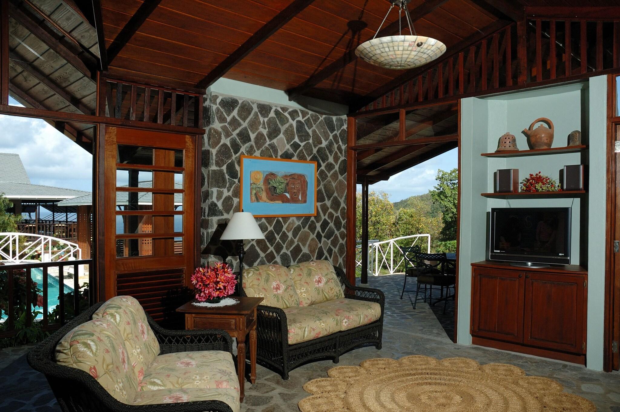 Vista Lobby Spring House Hotel Bequia