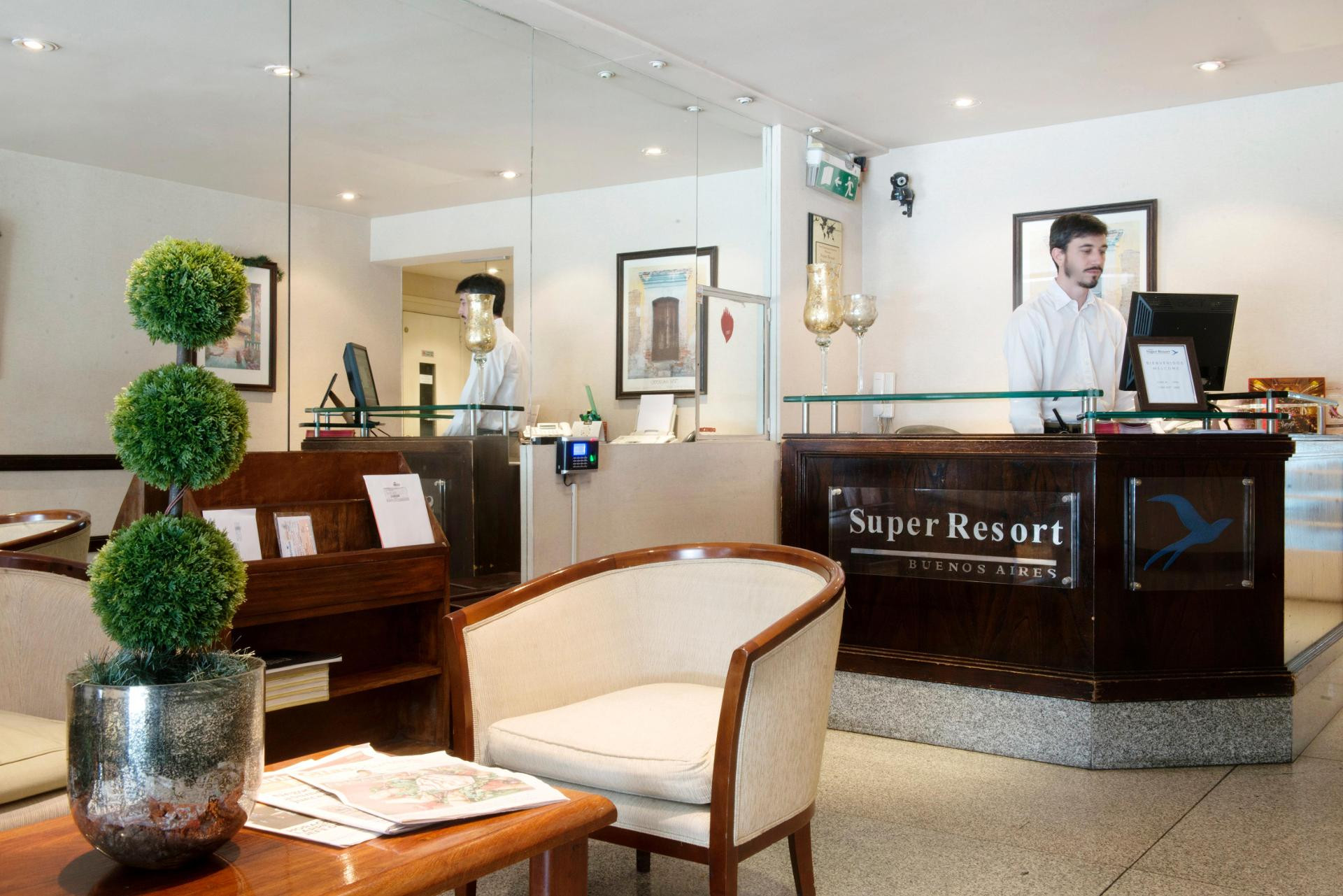 Vista Lobby Hotel Apartur Buenos Aires