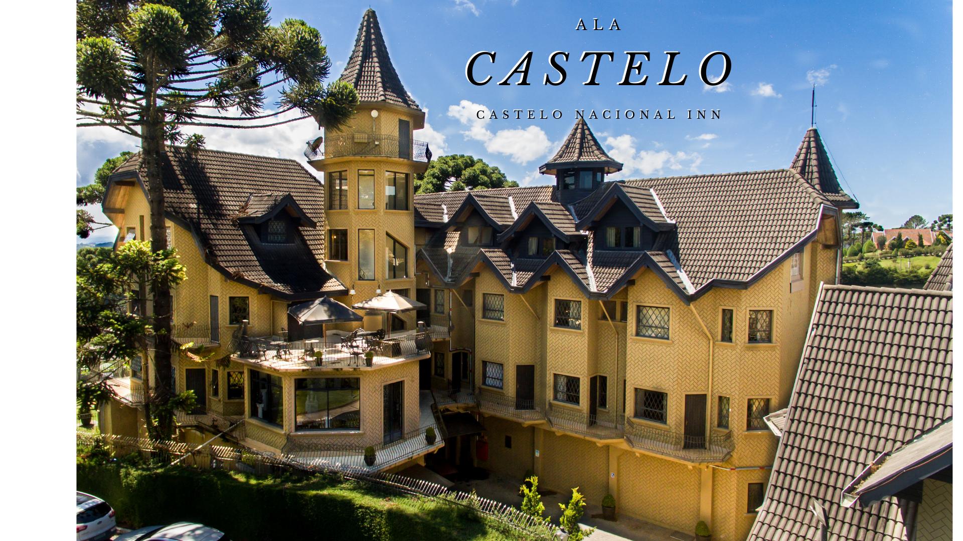 Vista Exterior Hotel Castelo Nacional Inn Campos do Jordão