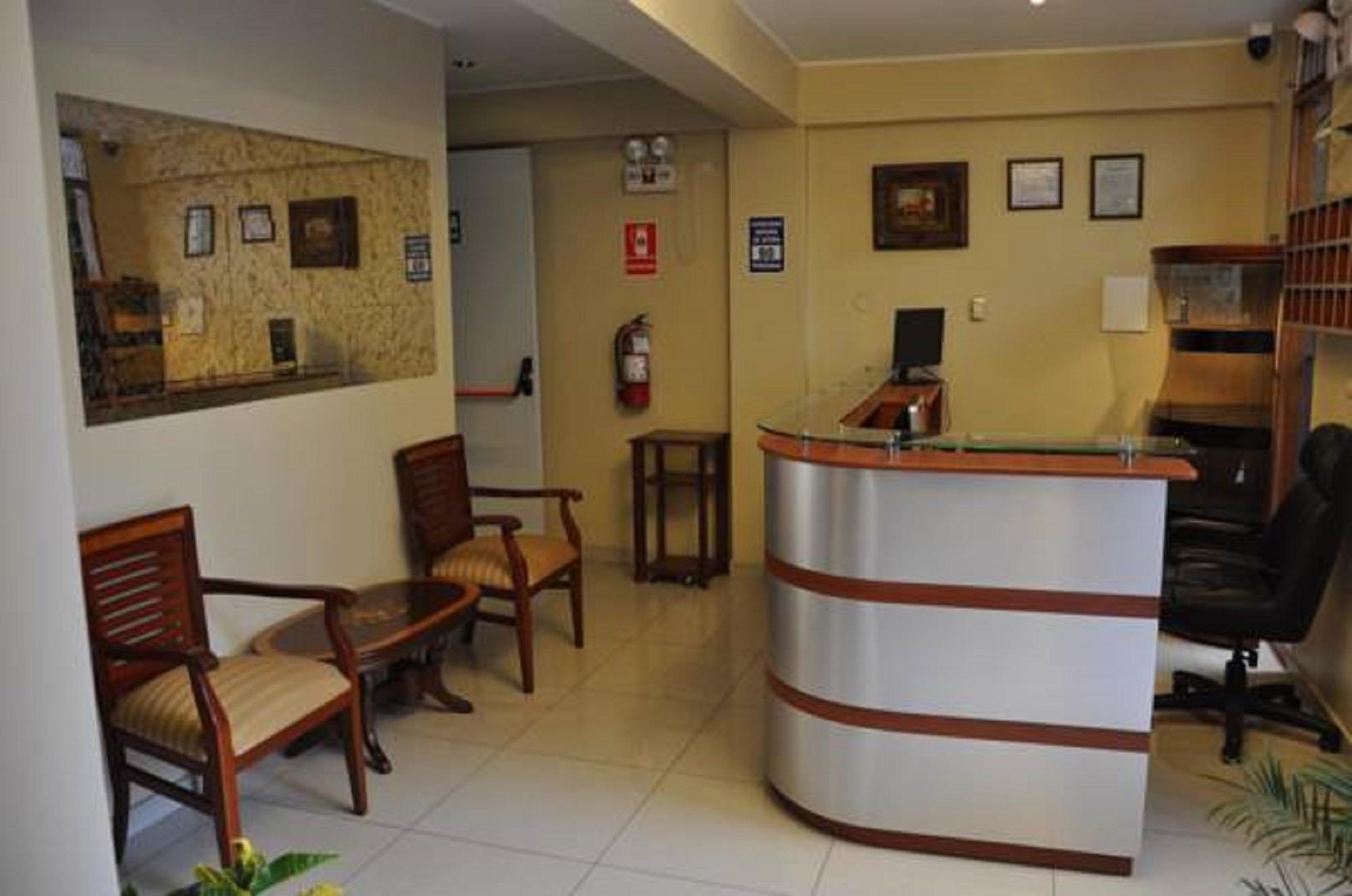 Vista Lobby Hostal Barranco