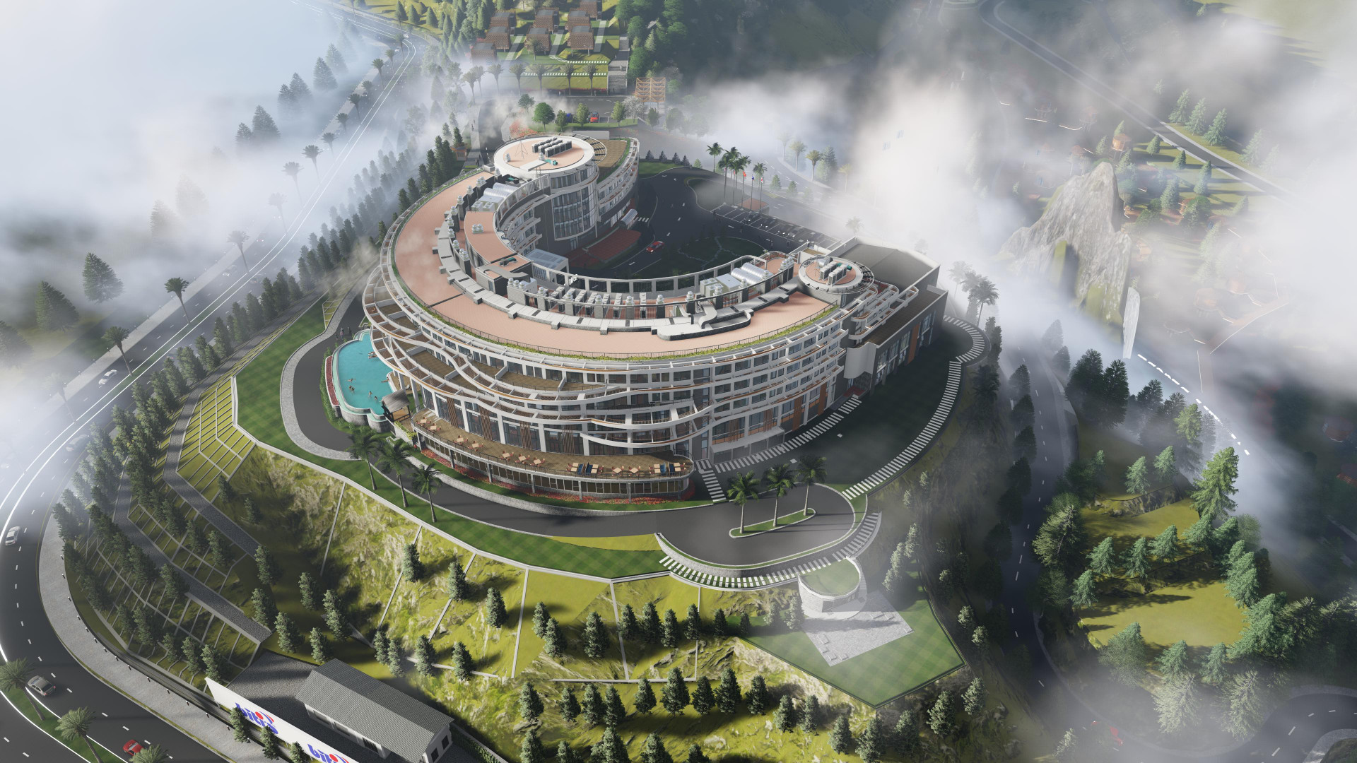 Vista Exterior Lady Hill Sapa Resort