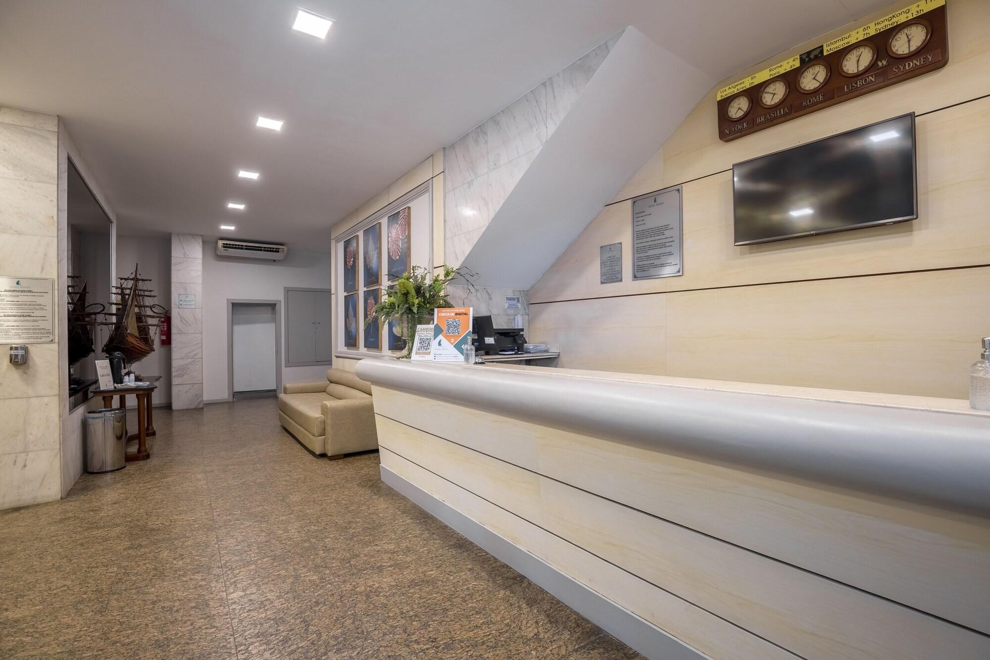 Vista Lobby Sagres Praia Hotel