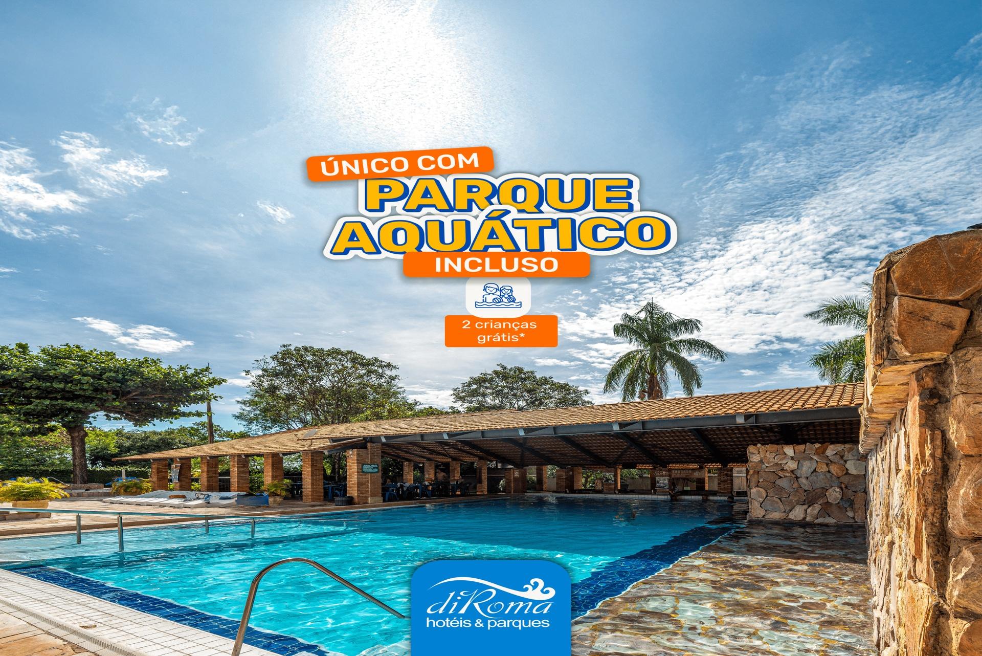 Vista Exterior DiRoma Império Romano - Direto com o Grupo DiRoma - acesso ao Acqua Park com café da manhã