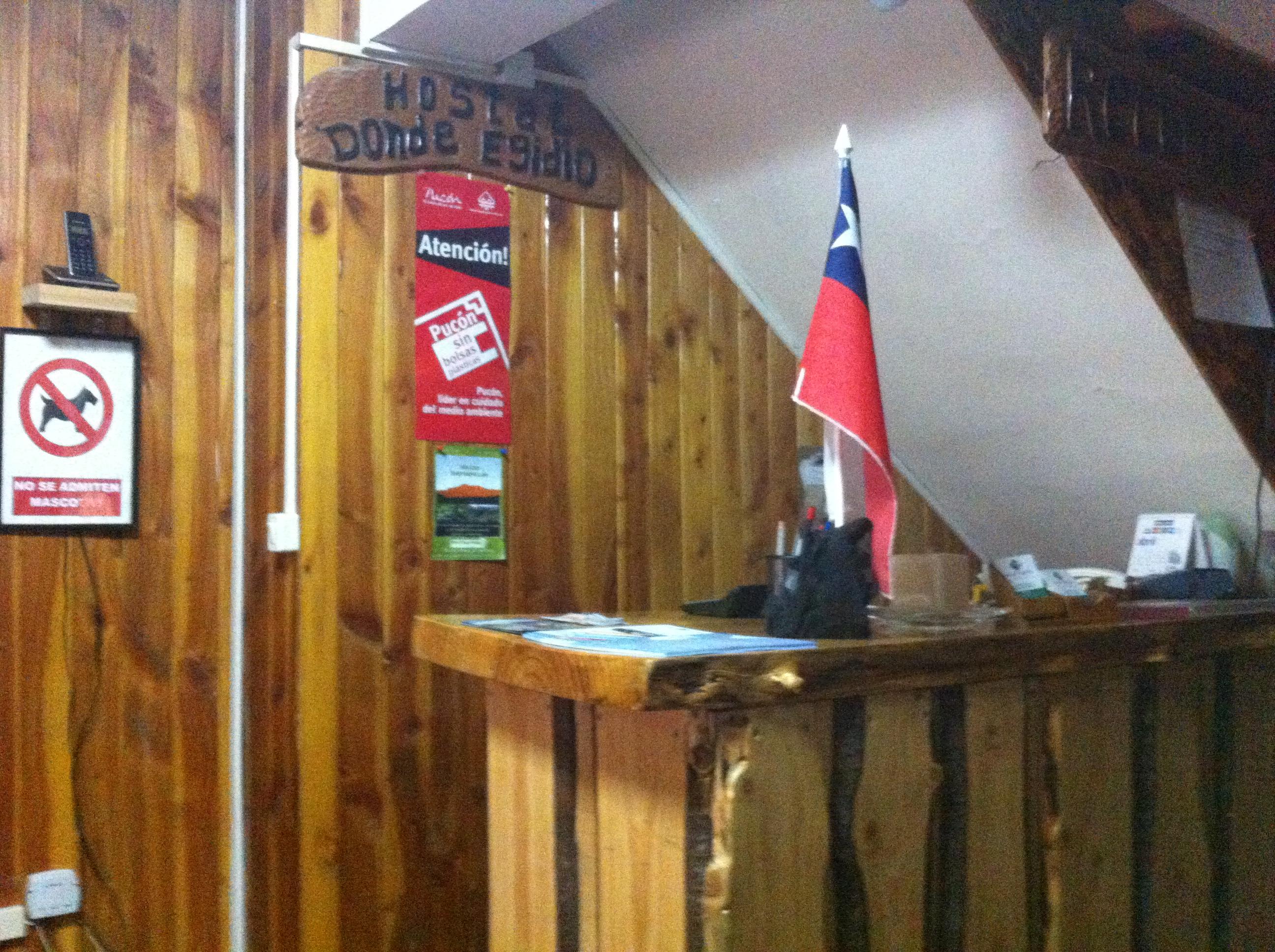 Vista Lobby Hostal Donde Egidio
