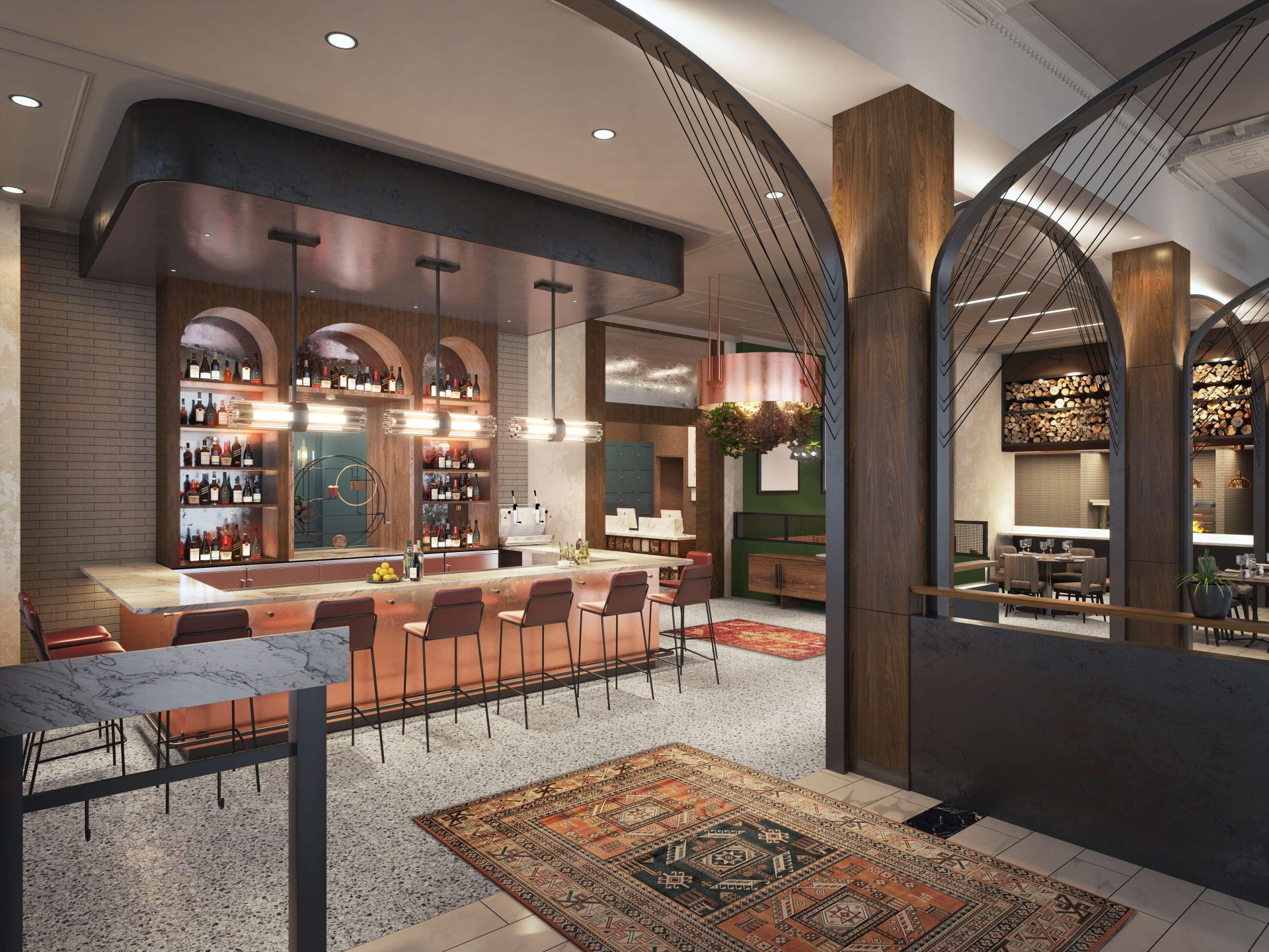 Bar/Salón Hotel Ardent Dayton Downtown, Tapestry Collection 