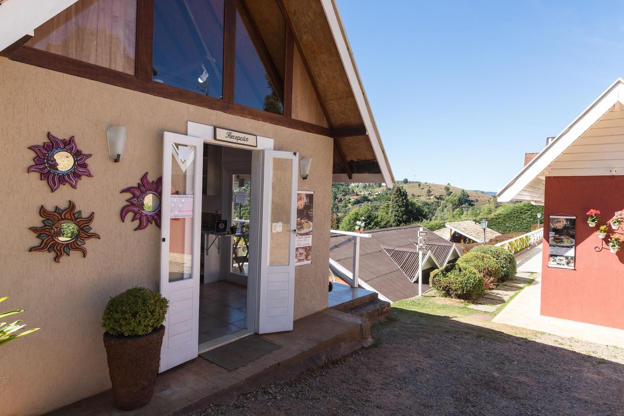 Vista Lobby Villa Belle Chalés