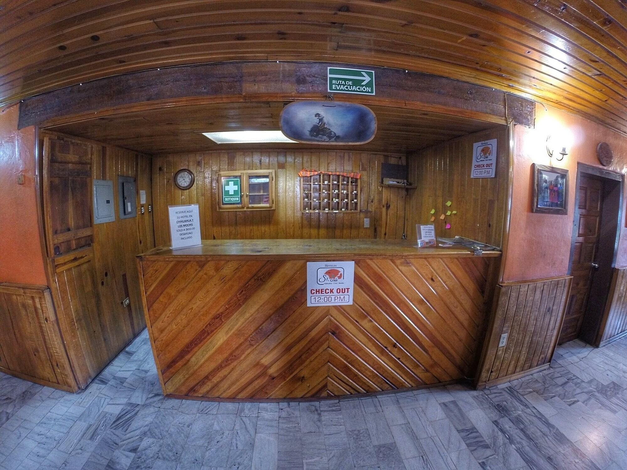 Vista Lobby Hotel Posada St Cruz Creel