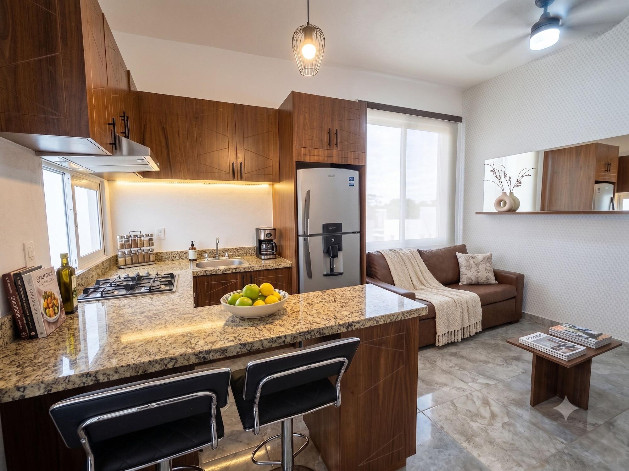 Equipamiento de Habitación Las Canoas Zona Romantica By Monyxbnb