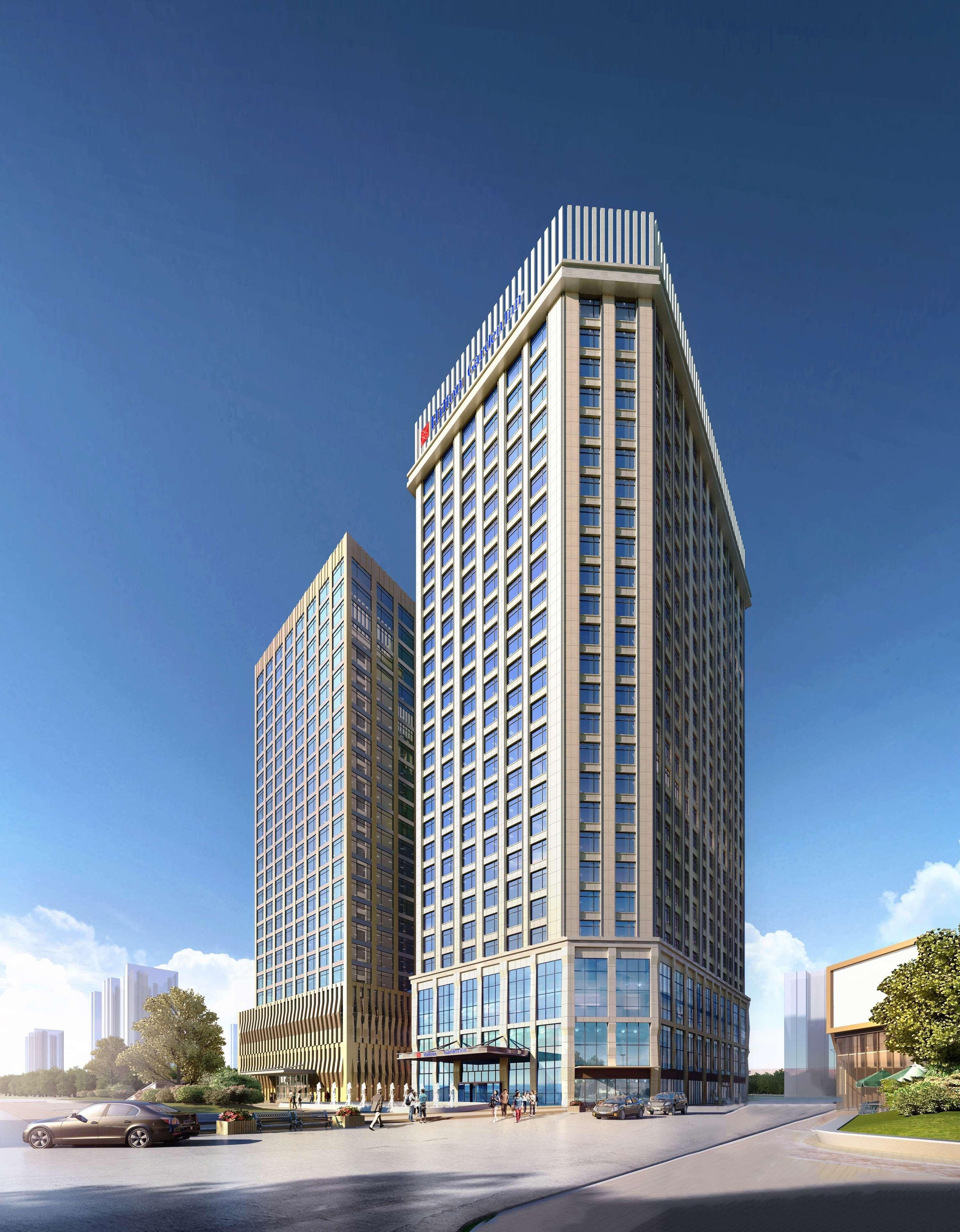 Vista Exterior Hilton Garden Inn Heze