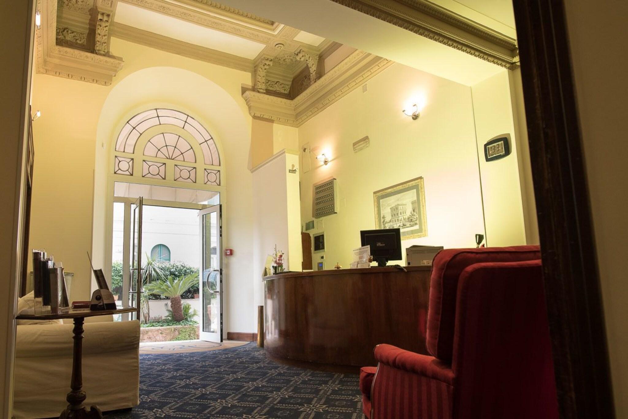 Vista Lobby Hotel Villa delle Rose