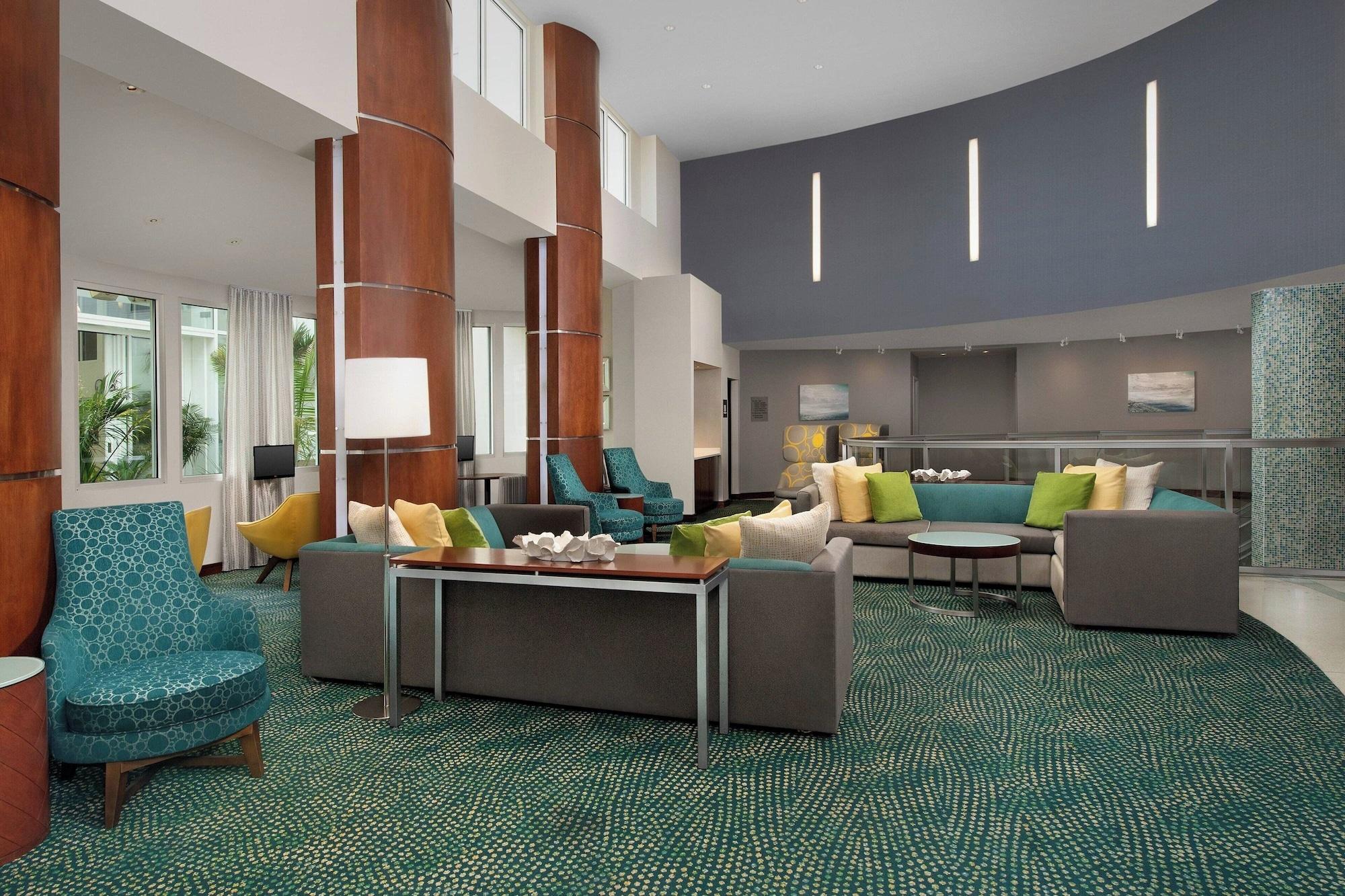 Vista Lobby Courtyard Ocean City Oceanfront