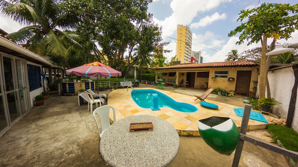 Vista Piscina Pousada Vilarejo