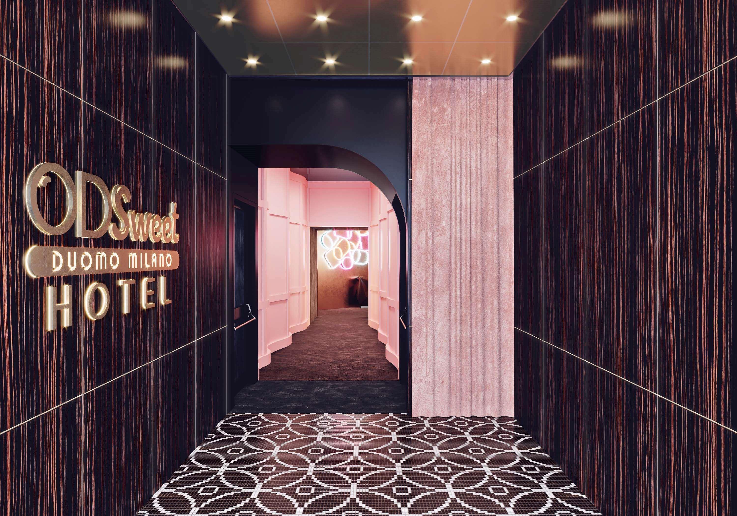 Vista Lobby ODSweet Duomo Milano Hotel