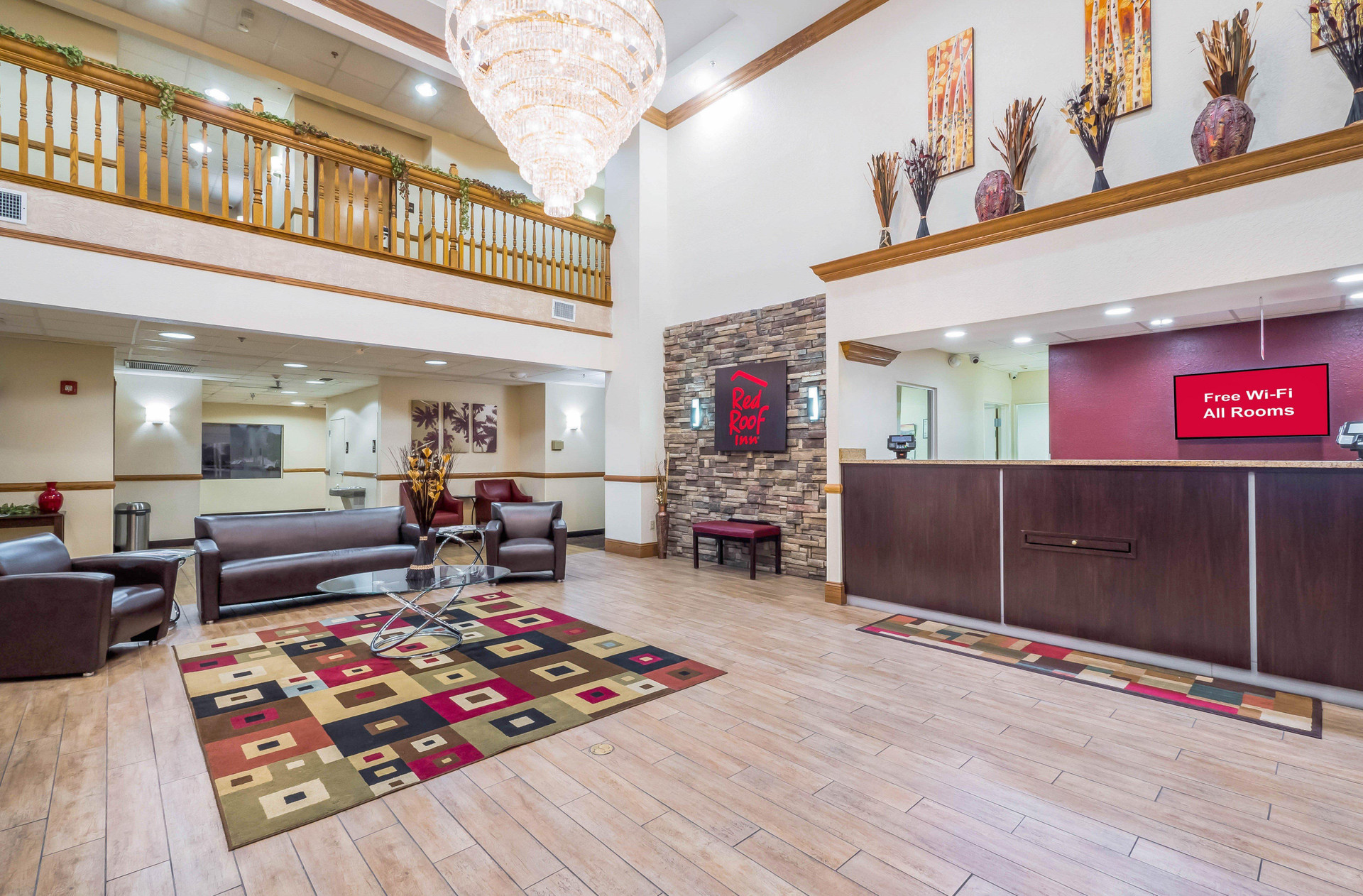 Vista Lobby Red Roof Inn Ocala