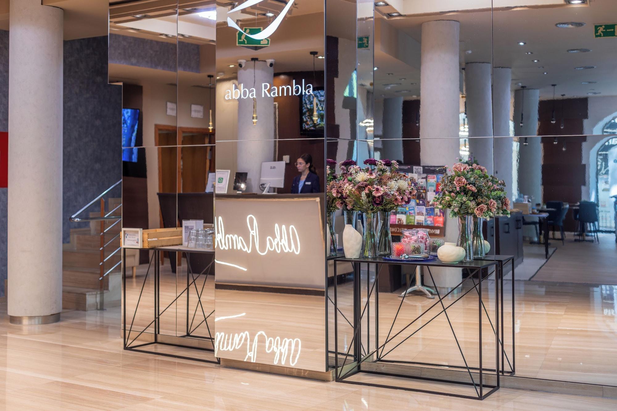 Vista Lobby Abba Rambla Barcelona
