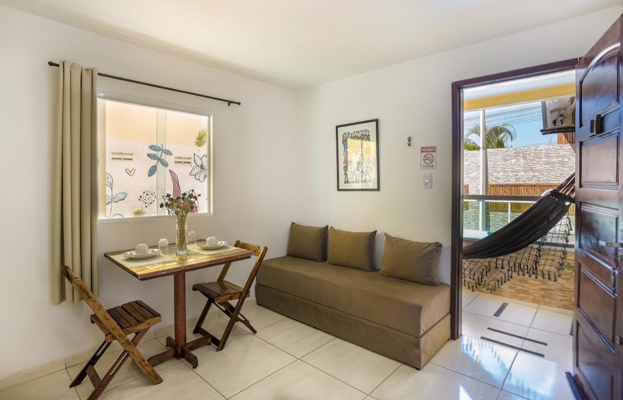 Zona de estar Pousada Aconchego do Maraca