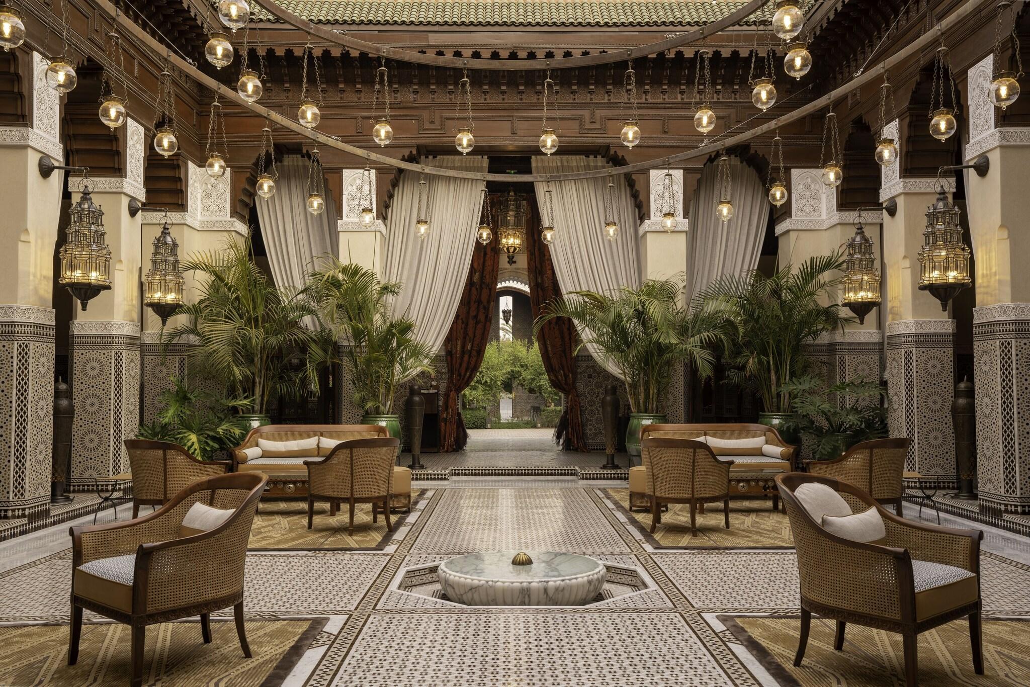 Vista Lobby Royal Mansour Marrakech