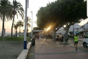 Alquiler Temporario - Apt. 1st line beach. Large terrace with sea views. El Palo Promenade.