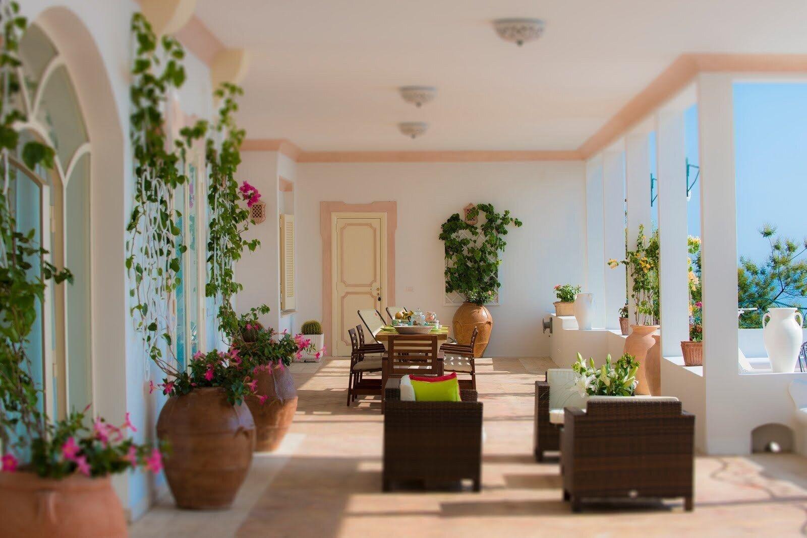 Vista Exterior Villa Santa Chiara Positano