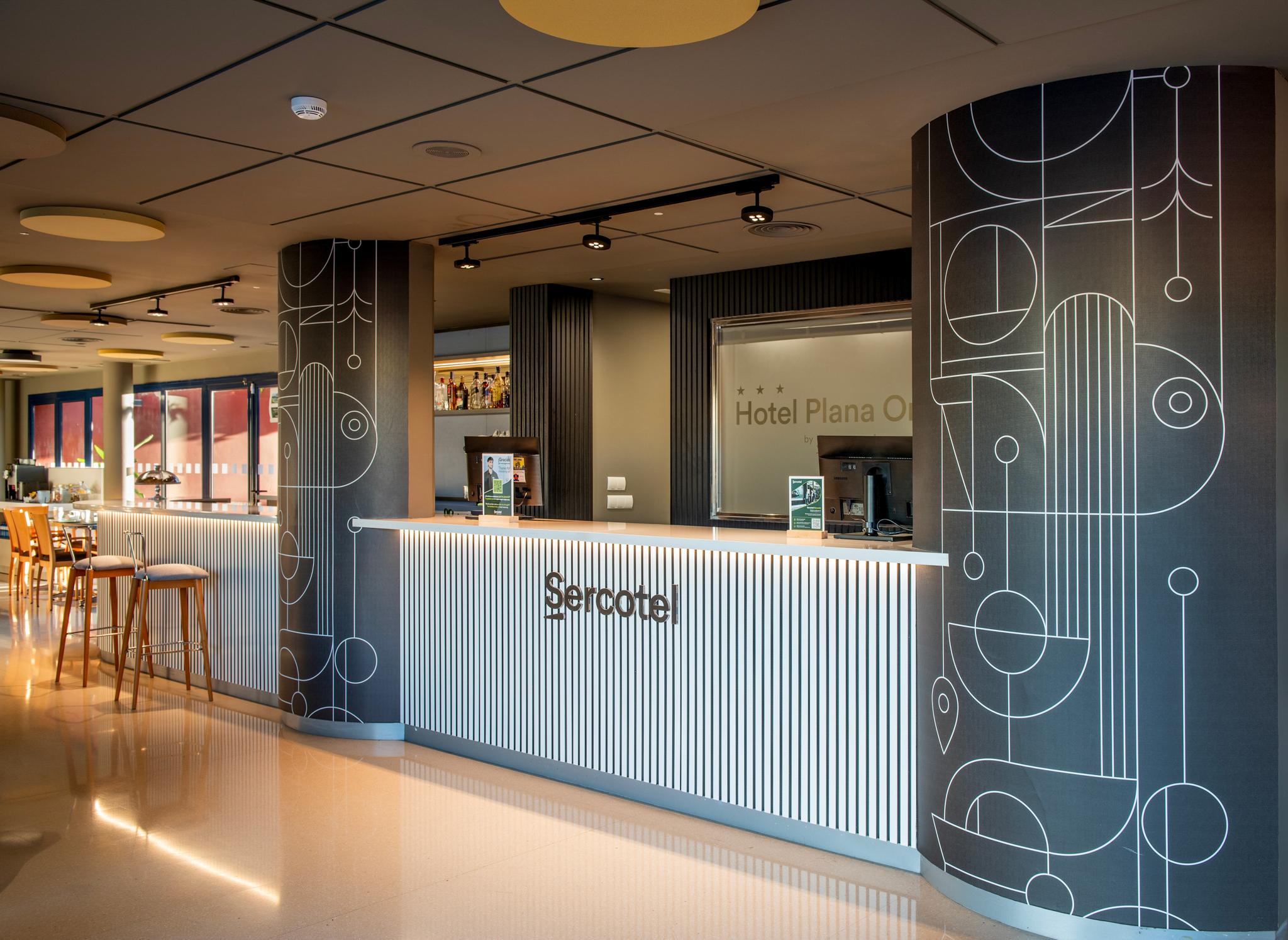Vista Lobby Hotel Sercotel Plana Onda