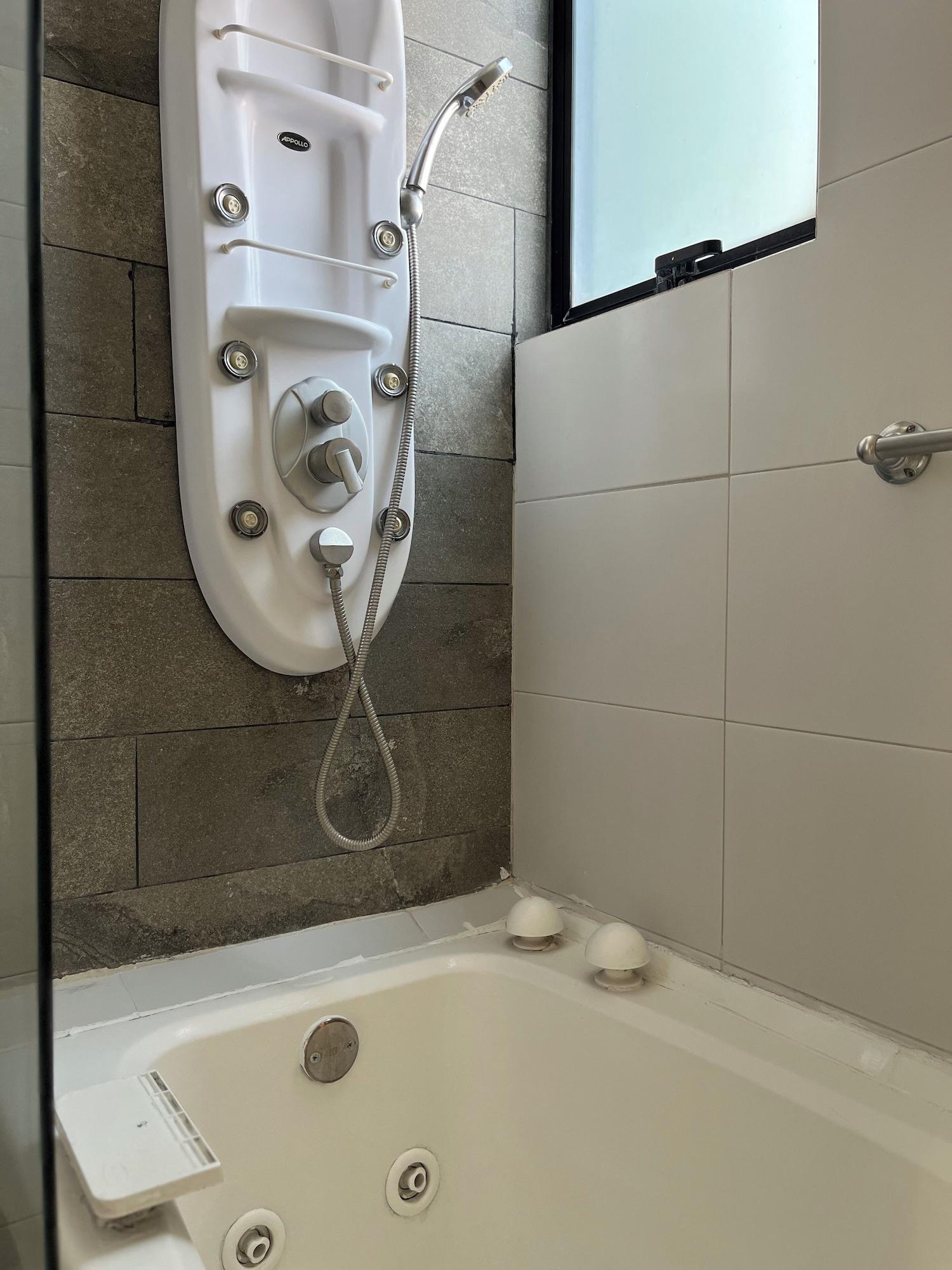 Vista Piscina Hotel Gilfer Puebla Centro Histórico