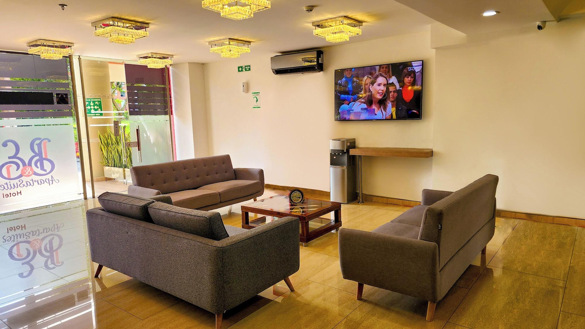 Vista Lobby BE Suites Hotel Cali